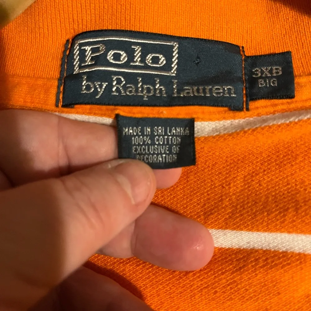Ralph Lauren bold orange